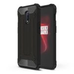 Heavy Duty Rugged Hybrid Phone Case (Plastic + TPU) for OnePlus 7 – Black