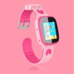Q11 Kids GPS Tracker Smart Watches Waterproof 1.44 inch Screen SOS GPS LBS Location Clock – Pink