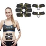 FITTONE ABS Toner EMS Abdomen Muscle Trainer Rechargeable Muscle Stimulator for Weight Loss, Fat Reduction
