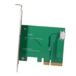 PCI-E 3.0 x4 to Oculink SFF-8612 SFF-8611 Host Adapter for PCIe SSD with Low Profile Bracket