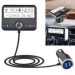 LED Monitor Car MP3 Player Bluetooth FM Transmitter Dual USB Port Car Charger Kit