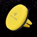 JELLICO HO-50 Strong Magnetic Car-mounted Mobile Phone Bracket Air Outlet Gravity Mount Holder for iPhone Samsung – Yellow