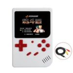 Q3 Video Game Console Built-in 8 Bit 300 Classic Game 2.8 inch Screen Retro Children Game Player Power Bank – White