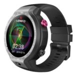 LEMFO Lem9 4G 1GB+16GB GPS Heart Rate Smart Watch – Black / Grey