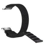 22mm Nylon Velcro Closure Watch Band for Garmin Fenix5/Forerunner 935/Quatix5/Quatix5 Sapphire/Approach S60 – Black