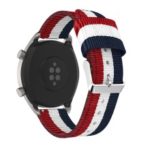 22mm Classic Buckle Nylon Watch Strap for Huawei Watch GT – Red / White / Blue