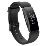 Soft Silicone Watch Band Replacement for Fitbit Inspire / Inspire HR – Size: S / Black