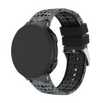 Pattern Printing Soft Silicone Watch Band for Garmin Forerunner 220/230/235/620/63 – All Black