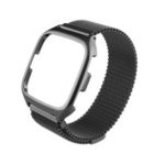 MIJOBS Metal Case Magnetic Watchband for Fitbit Versa – Black