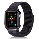 Soft Breathable Nylon Sport Loop Wrist Band Strap for Apple Watch Series 4 44mm – Dark Multi-color