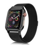 Magnetic Milanese Stainless Steel Watch Band for Apple Watch Series 4 40mm – Black