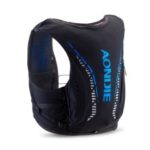 AONIJIE 10L Backpack Hydration Pack Rucksack Bag Vest Harness Water Bladder Running Marathon – Black / Blue / Size: S/M