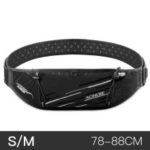 AONIJIE Waist Bag Fanny Pack with Water Bottle Holder and Adjustable Strap for Outdoor, Sports – Black / Size: S/M