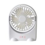 Mini Desktop Table Fan Portable USB Rechargeable – White