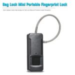 Mini Portable Fingerprint Lock Smart Bag Handbag Anti Theft Lock – Grey