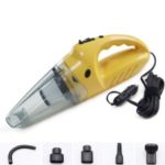 Handheld Powerful Car Vacuum Cleaner Wet and Dry Use – Yellow