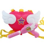 Heart Angel Water Gun Backpack Squirt Pool Toy Soaker Pressure Pump Spray Blaster