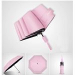 Ultra Light Folding Umbrella Mini Pocket Waterproof Portable Outdoor – Pink