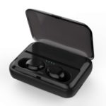 Bluetooth 5.0 Version Binaural Stereo Wireless Sport Earphone with Charging Box – Black