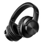 PICUN B8 Bluetooth 5.0 Version Fingerprint Touch Bass Wireless Music Over-ear Headphone Support TF Card/Aux/FM – Black