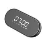 BASEUS Encok 4 in 1 Wireless Heavy Bass Stereo Alarm Clock Bluetooth Speaker E09 – Black