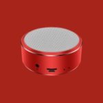 A8 3.5MM Stereo Output Mini Portable Travel Bluetooth Wireless Speaker – Red