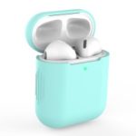Silicone AirPods Protective Box for Apple AirPods with Charging Case (2019)/with Wireless Charging Case (2019)/with Charging Case (2016) – Cyan