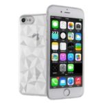 3D Diamond Texture TPU Cell Phone Case for iPhone 6s – Transparent