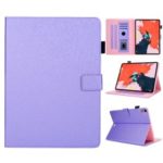 Leather Tablet Case Cover with Card Storage for iPad Pro 11-inch (2018) – Purple