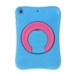 PEPKOO Shock-proof 360° Swivel Kickstand EVA Tablet Case for iPad mini (2019) 7.9 inch – Blue / Rose