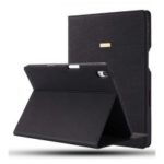 GEBEI Parallel Lines Leather Auto Wake Sleep Tablet Case with Pen Slot for iPad Pro 11-inch (2018) – Black
