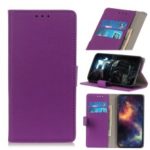 Wallet Leather Stand Case for iPhone (2019) 6.5-inch – Purple