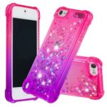 Gradient Glitter Powder Quicksand TPU Case for iPod Touch (2019) / Touch 6 / Touch 5 – Rose / Purple
