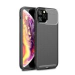 Carbon Fiber Surface Drop Resistant TPU Phone Cover for iPhone (2019) 5.8-inch – Black