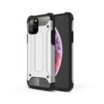 Armor Guard Plastic + TPU Hybrid Phone Casing for iPhone (2019) 5.8-inch – Silver