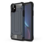 Armor Guard Plastic + TPU Hybrid Case for iPhone (2019) 6.1-inch – Dark Blue