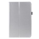 Litchi Texture Leather Stand Protective Case for Samsung Galaxy Tab A 10.1 (2019) SM-T515 – Silver