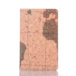 Map Pattern Printing Wallet Stand Leather Tablet Case for Samsung Galaxy Tab A 10.1 (2019) T510/T515 – Beige