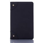 Vintage Book Style Wallet Stand Leather Tablet Casing for Samsung Galaxy Tab A 8 (2019) SM-P200 (Wi-Fi) / SM-P205 (LTE) – Black