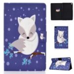 Patterned PU Leather Card Holder Stand Flip Case for Samsung Galaxy Tab A 8 (2019) – Fox