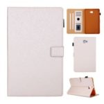 Lines Skin Card Slots Stand PU Leather Tablet Protective Case for Samsung Galaxy Tab A 10.1 (2016) – White