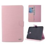 Crocodile Skin Leather Wallet Tablet Case for Samsung Galaxy Tab A 8.0 (2017) T385 T380 / Tab A2 S – Pink