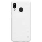 NILLKIN Super Frosted Shield Matte PC Hard Cover Cell Phone Case for Samsung Galaxy A20e – White