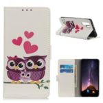 Pattern Printing Stand Leather Phone Case Cover for Samsung Galaxy Note10 Pro – Sweet Owl Family