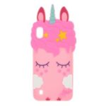Unicorn Style Silicone Phone Shell for Samsung Galaxy A20e – Pink
