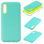 Shockproof Rubberized PC + Silicone Hybrid Phone Case for Samsung Galaxy A50 – Baby Blue