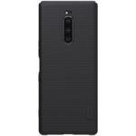 NILLKIN Super Frosted Shield PC Hard Cell Phone Cover Casing for Sony Xperia 1 – Black