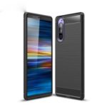 Carbon Fibre Brushed TPU Case for Sony Xperia 2 – Black