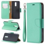 Litchi Texture PU Leather Phone Cover for LG K40 / K12 Plus – Green