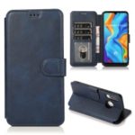 Extreme Series Wallet Stand TPU + PU Leather Phone Casing for Huawei P30 Lite / nova 4e – Blue